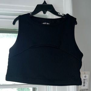 year of ours cut out bra black size m